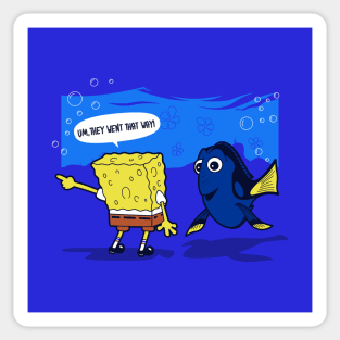 Cute Funny Underwater Creatures Adorable Fish Mashup Cartoons Sticker